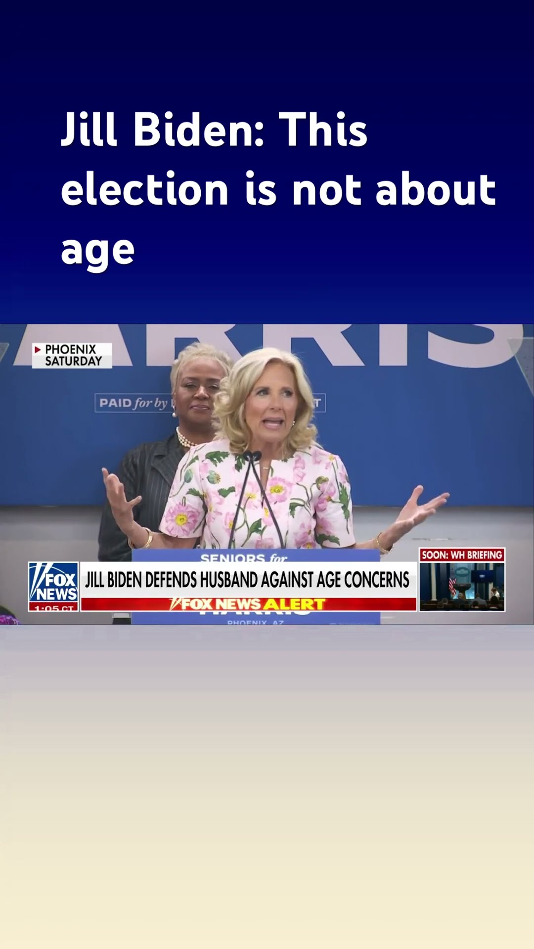 Jill Biden: President Biden is a healthy, wise 81-year-old #shorts – YouTube