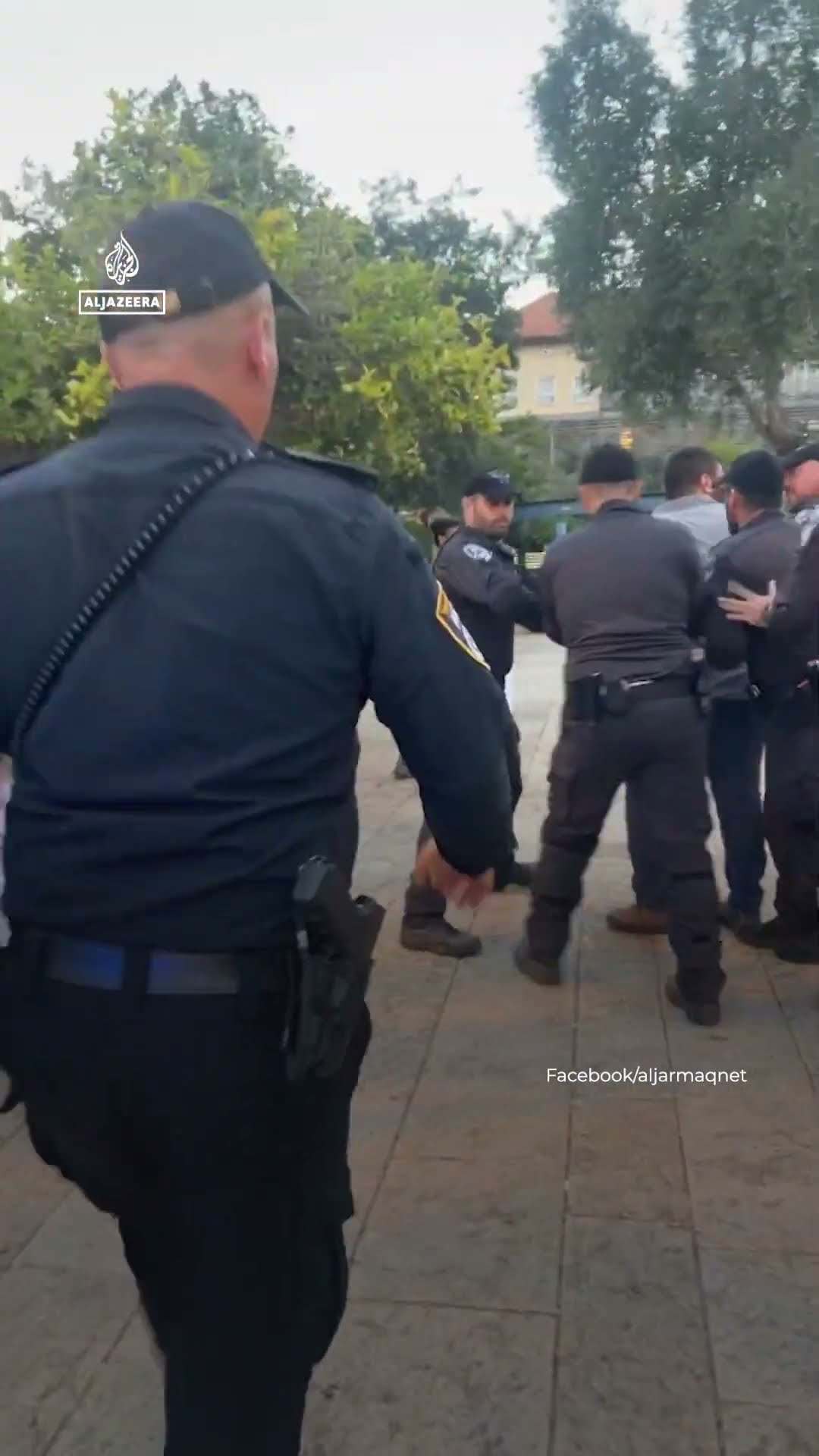 Israeli police crack down on pro-Palestine demonstrators | AJ #shorts – YouTube