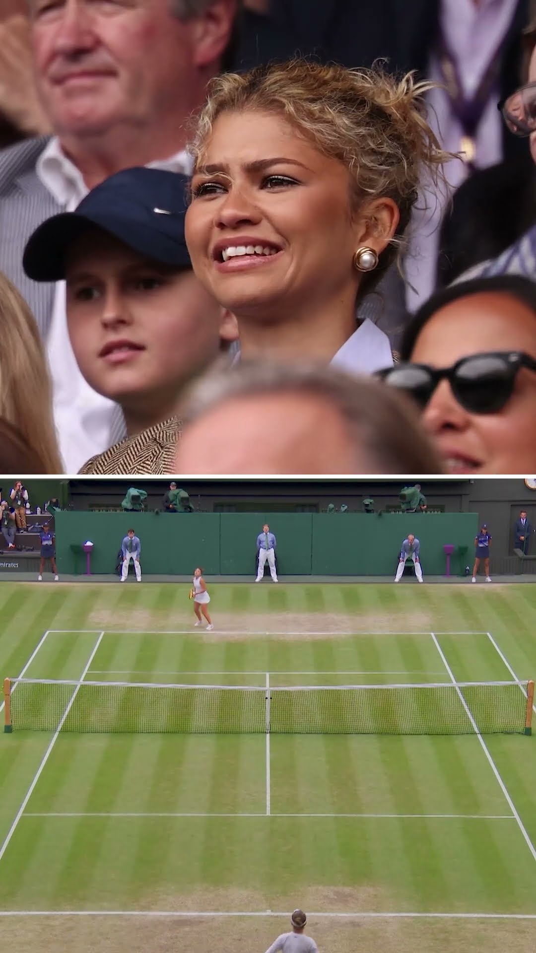 Zendaya is all of us watching #Wimbledon 😮😍 #Shorts #Tennis – YouTube