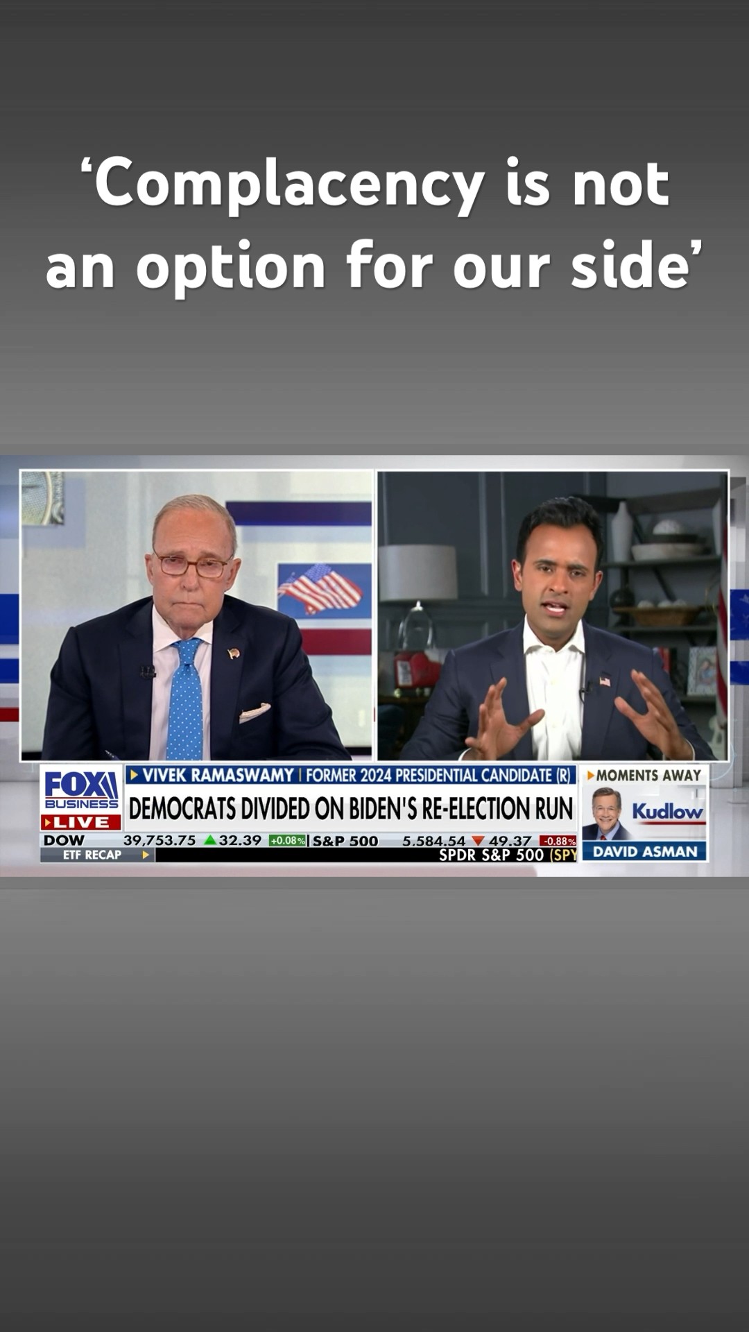 Vivek Ramaswamy issues warning to Republicans #shorts – YouTube