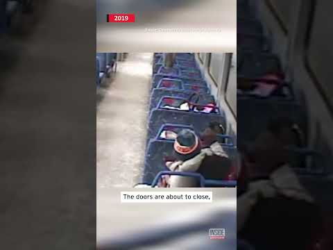 Dad Chases Train With Baby on Board #shorts – YouTube