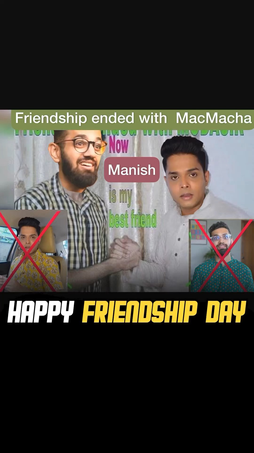 Happy Friendship Day 👬🏻 ft. @MacMacha #shorts #friends – YouTube