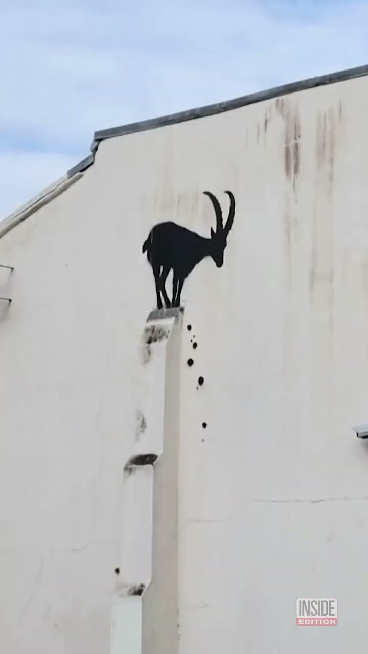 Banksy Surprises London With Goat Mural #shorts – YouTube