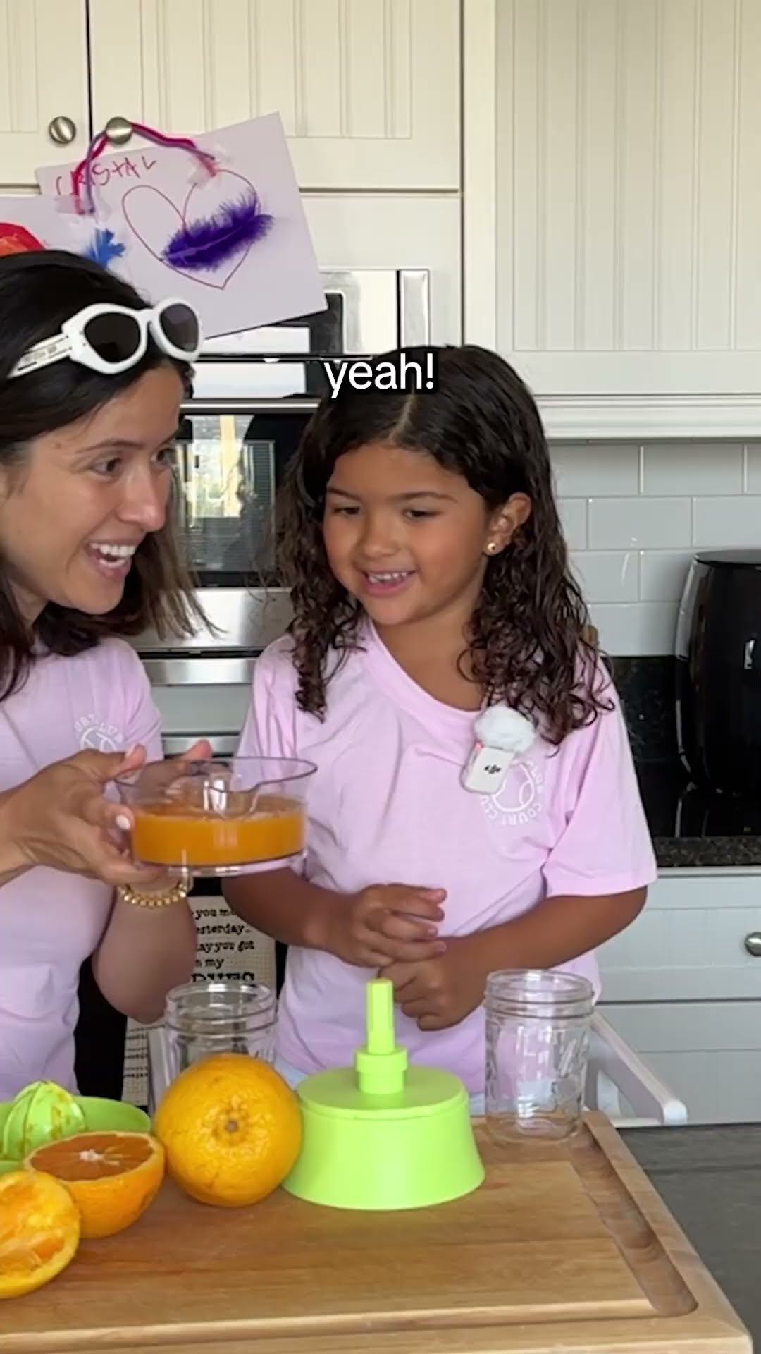 my kids make orange juice for the first time🙈 #shorts – YouTube