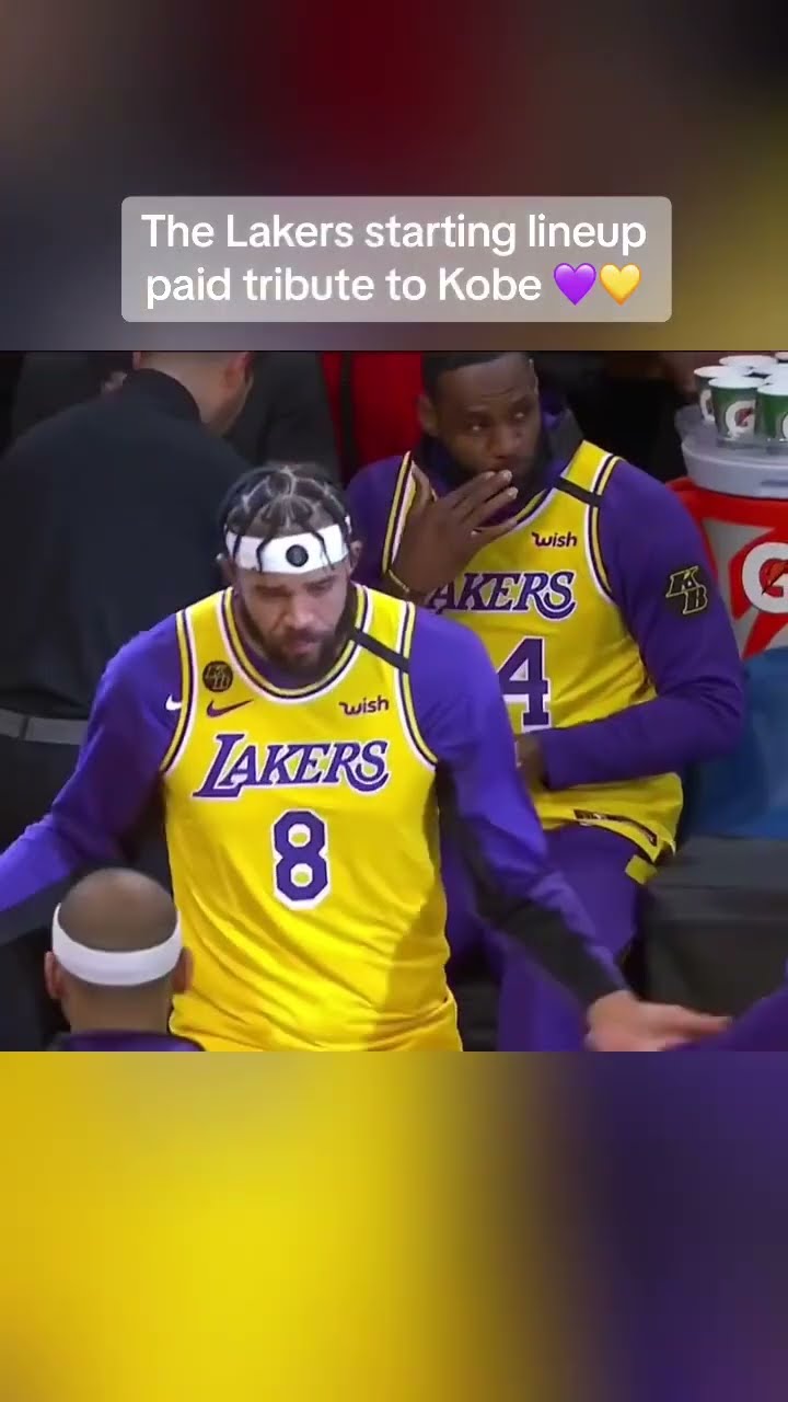 When the Lakers paid tribute to Kobe #shorts – YouTube