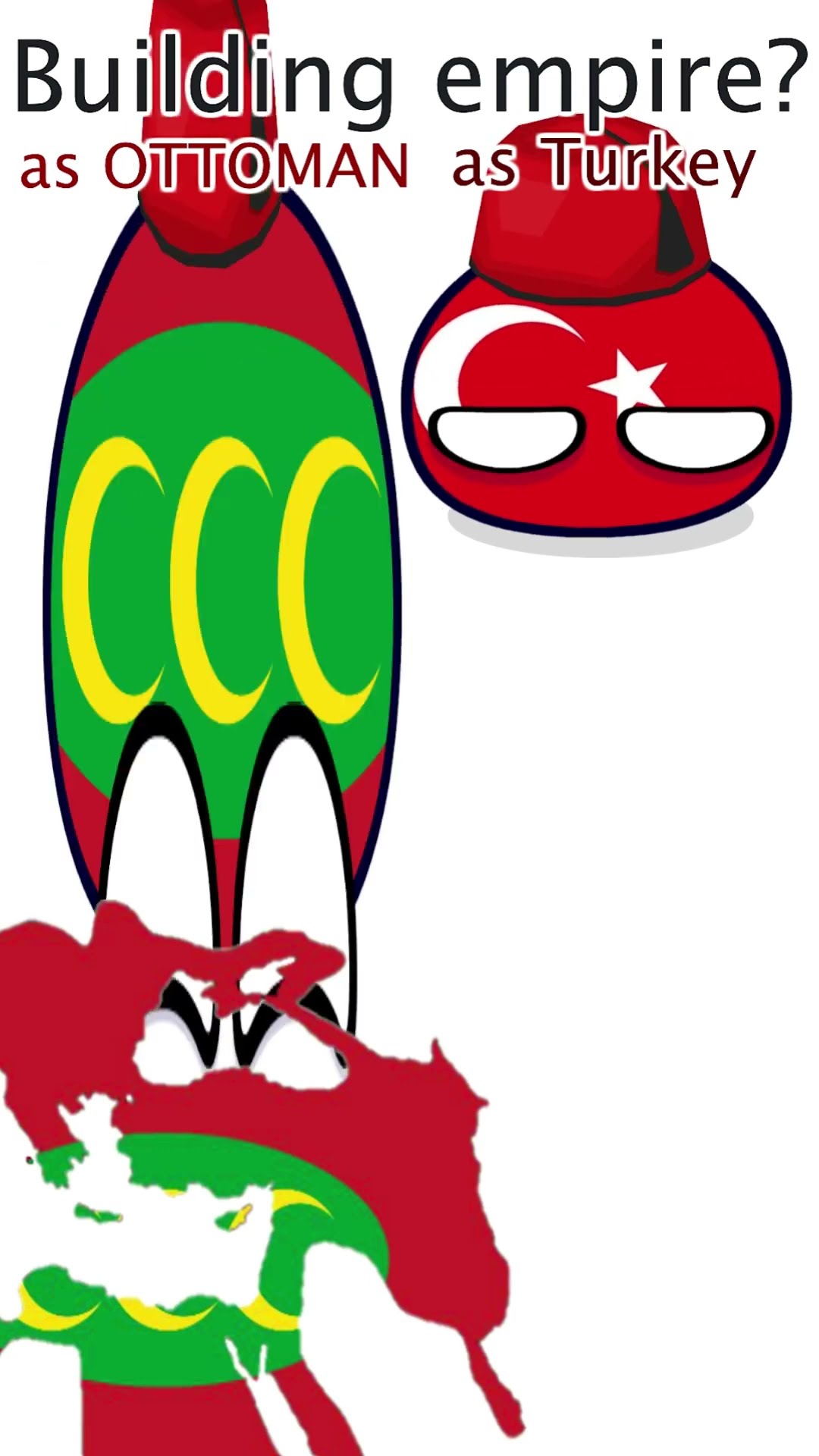 ⚔️🏛️Turkey meets THE Ottoman Empire – then vs now #shorts #countryballs #history #meme – YouTube