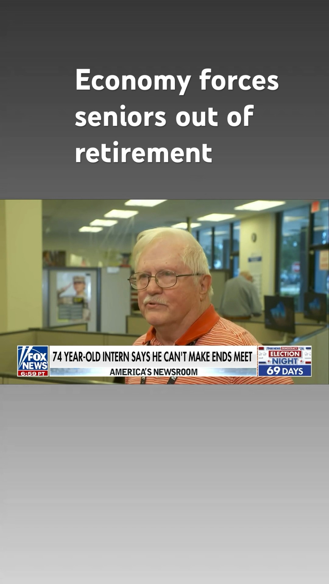 74-year-old intern says he can't make ends meet #shorts – YouTube
