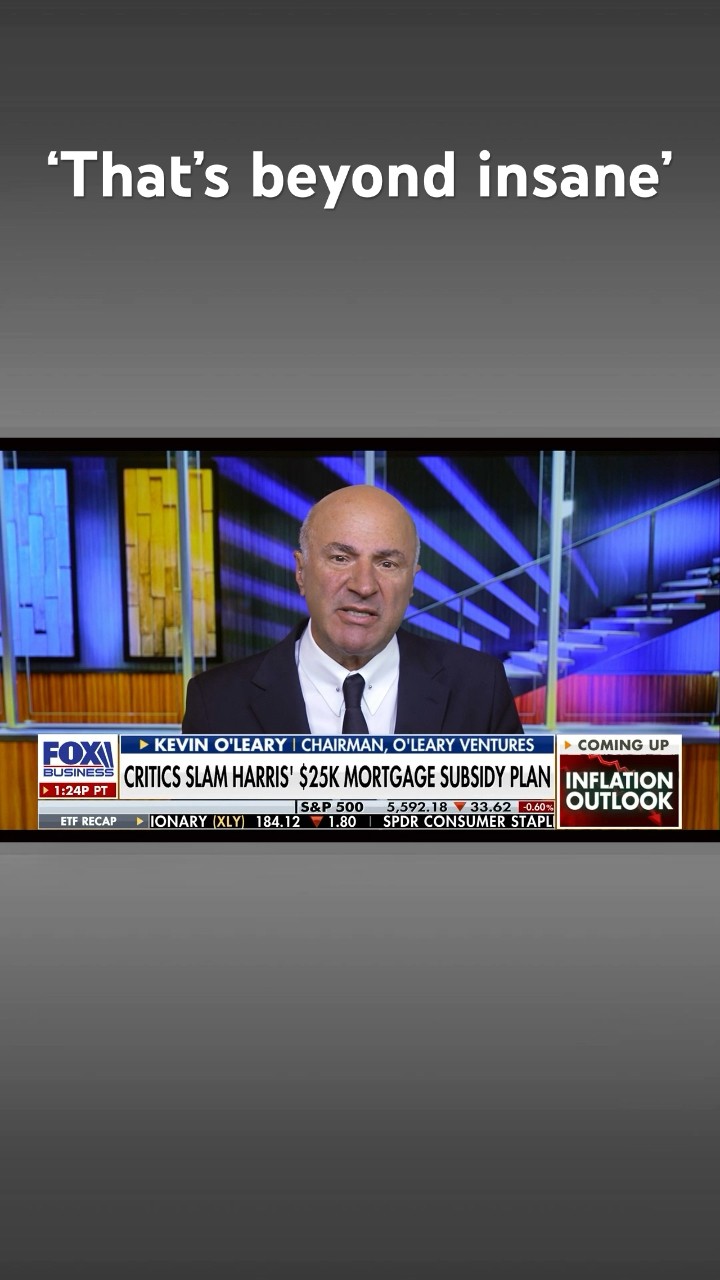 Kevin O'Leary shreds Harris' first-time homebuyer proposal #shorts – YouTube