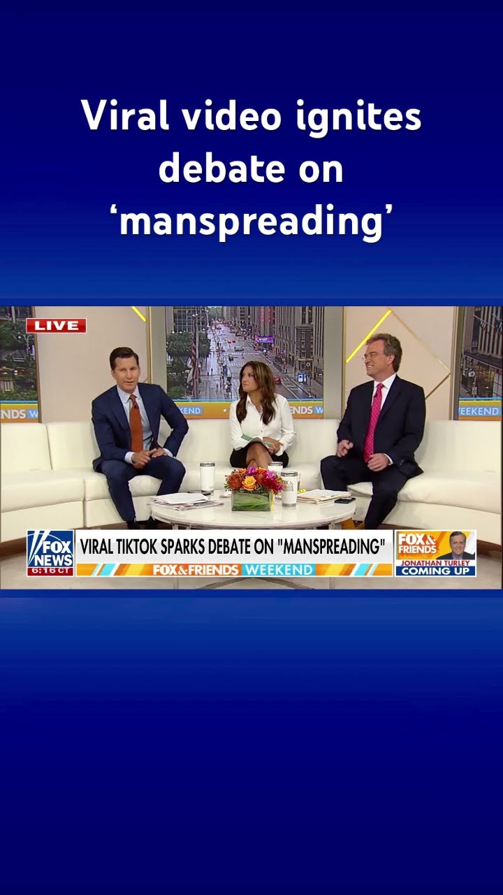 WATCH: Viral TikTok of ‘manspreading’ on flight sparks online debate #shorts – YouTube