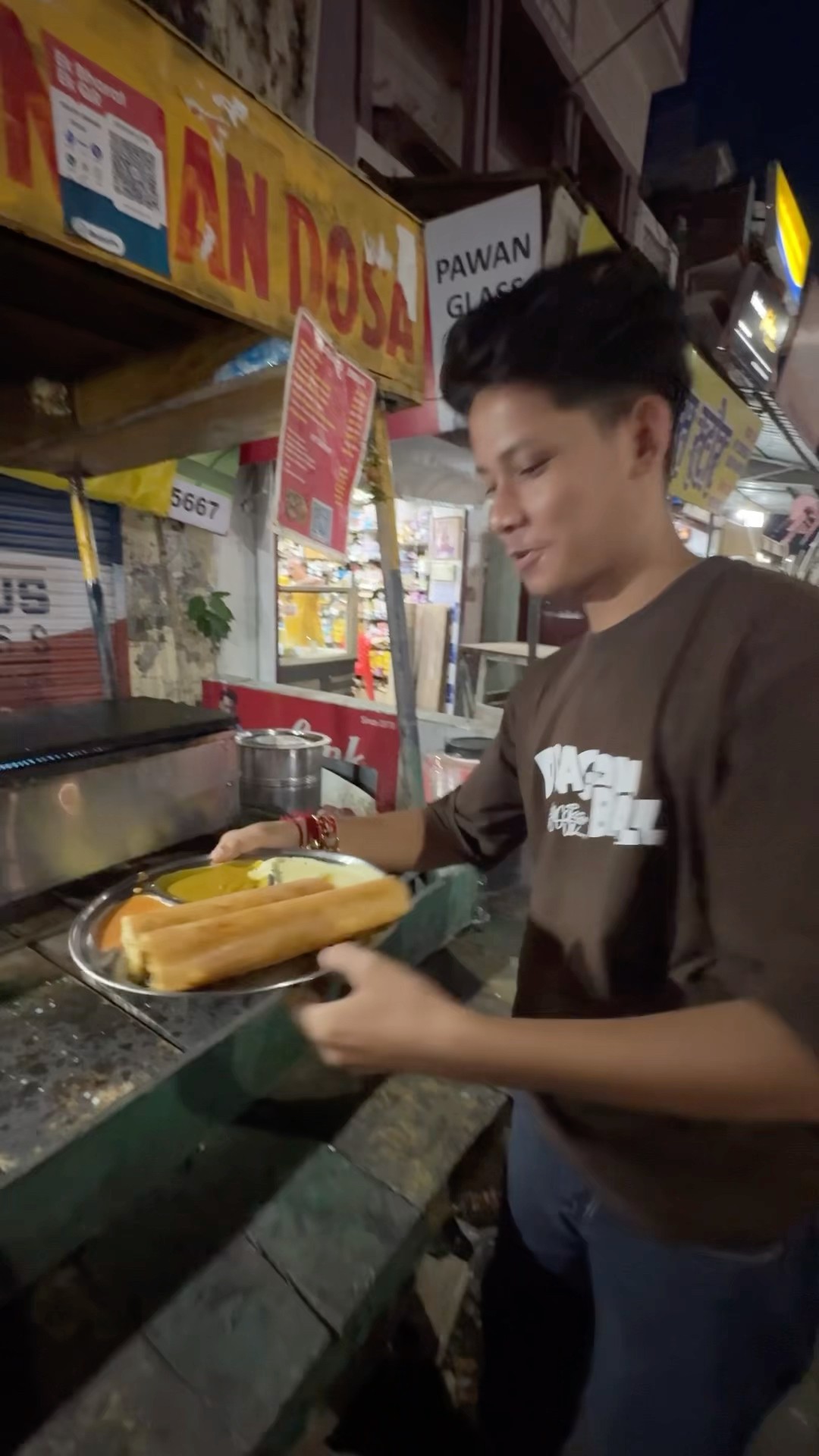 Eating Famous Paneer Wala Dosa #shorts – YouTube
