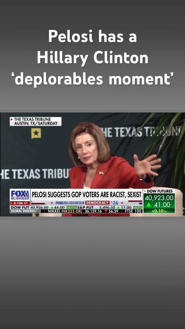 Nancy Pelosi suggests GOP voters are racist, sexist #shorts – YouTube