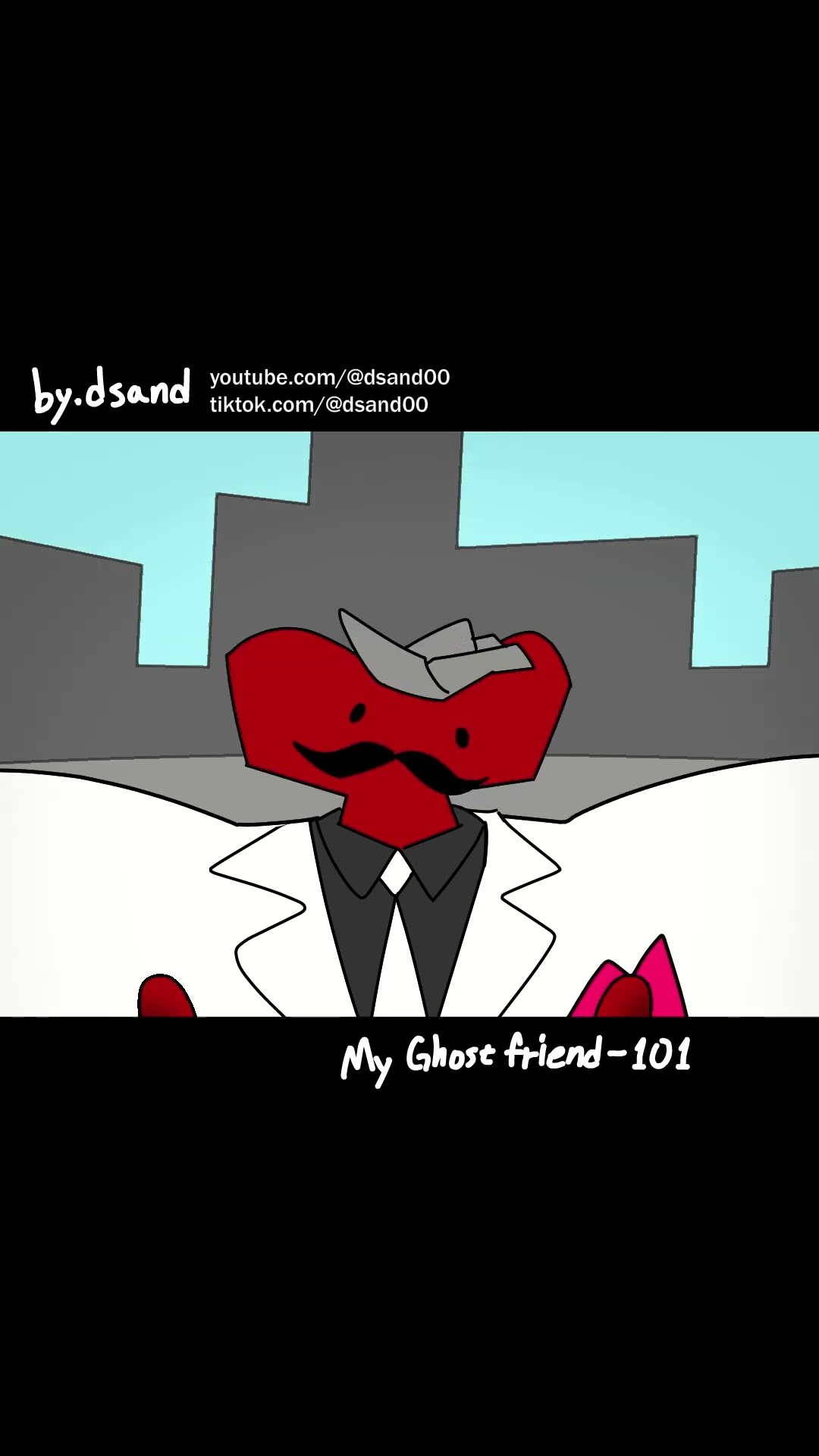 101 – The RED Corp🟥💼  | #myghostfriend #animation #shorts #dsand #anime #cute – YouTube
