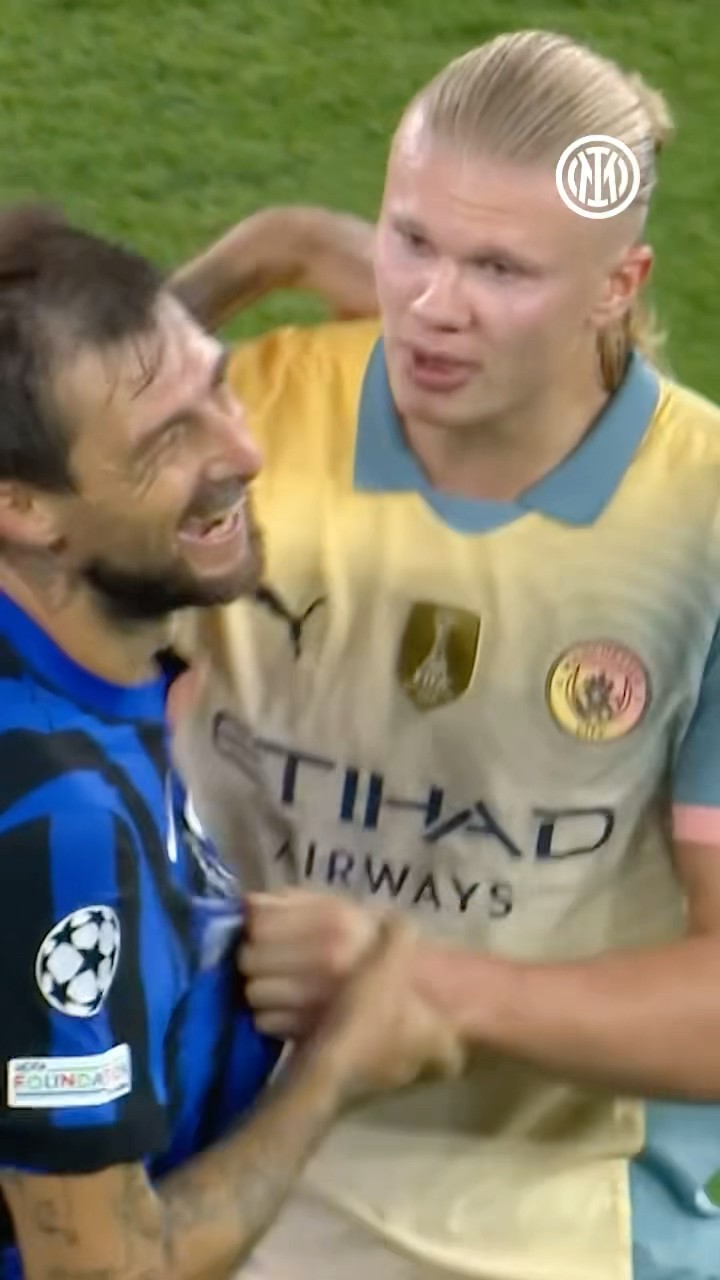 Acerbi 🤝 Haaland #IMInter #Shorts – YouTube