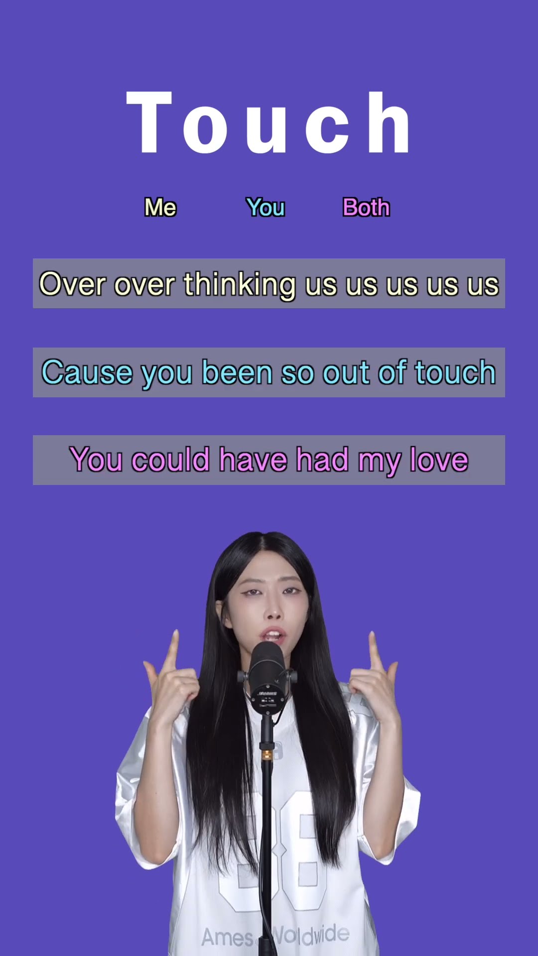 KATSEYE (캣츠아이) – Touch | Singing Duet Challenge 🎤 | Sing with me #shorts – YouTube