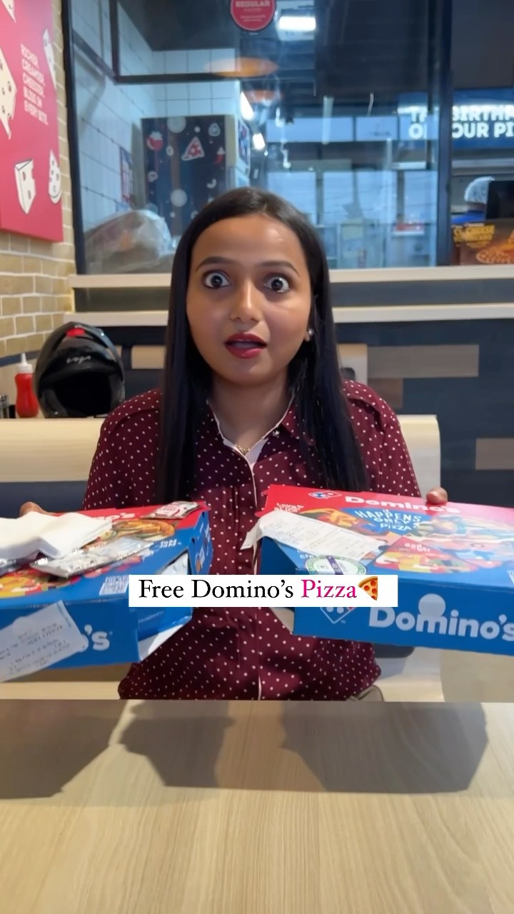 #Ad Domino’s pizza wo b Free 😍 #Shorts #viral #trending – YouTube