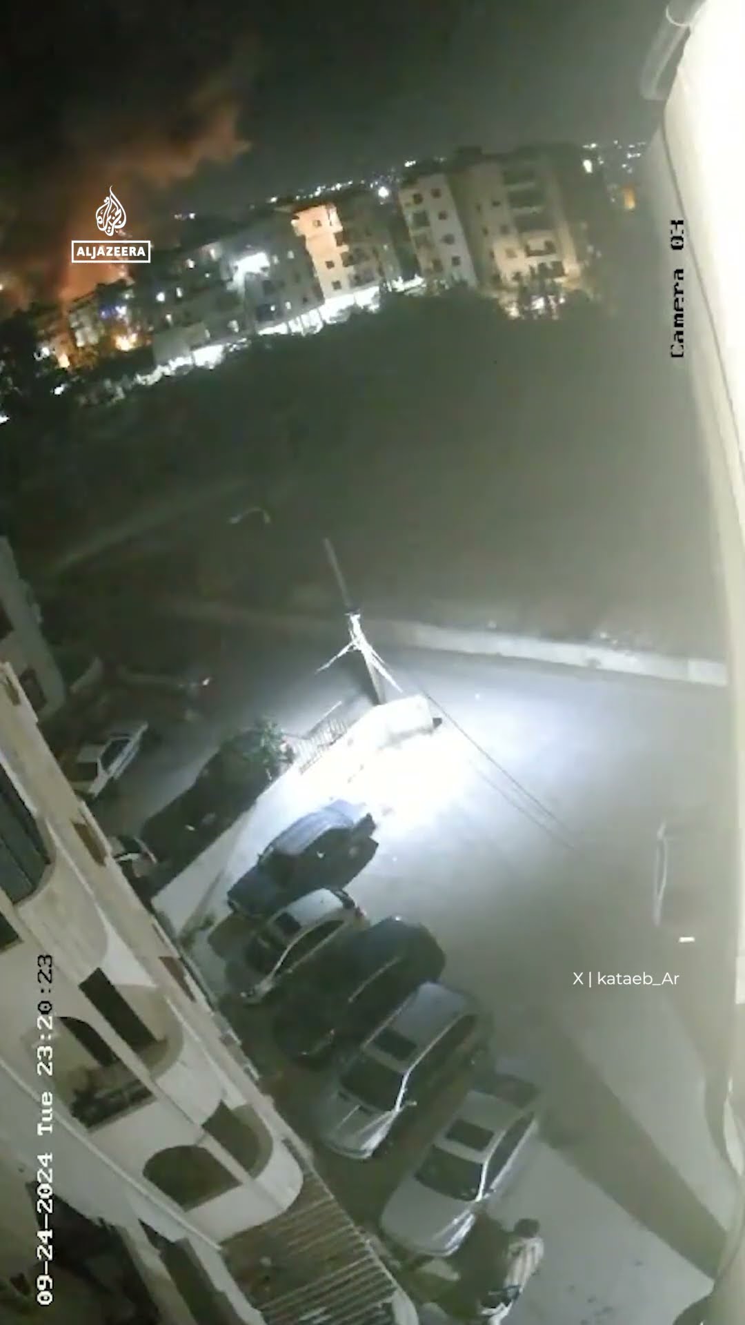 Video shows huge explosion from Israeli strike south of Beirut | AJ #Shorts – YouTube