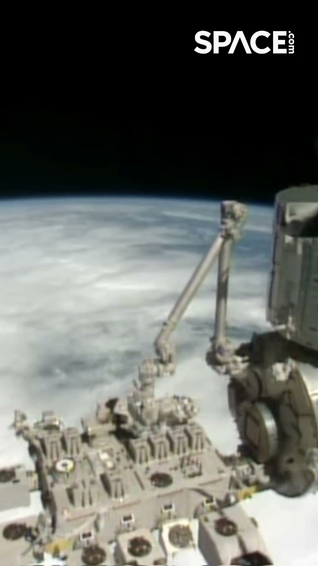 ISS over Hurricane Helene #space #shorts – YouTube