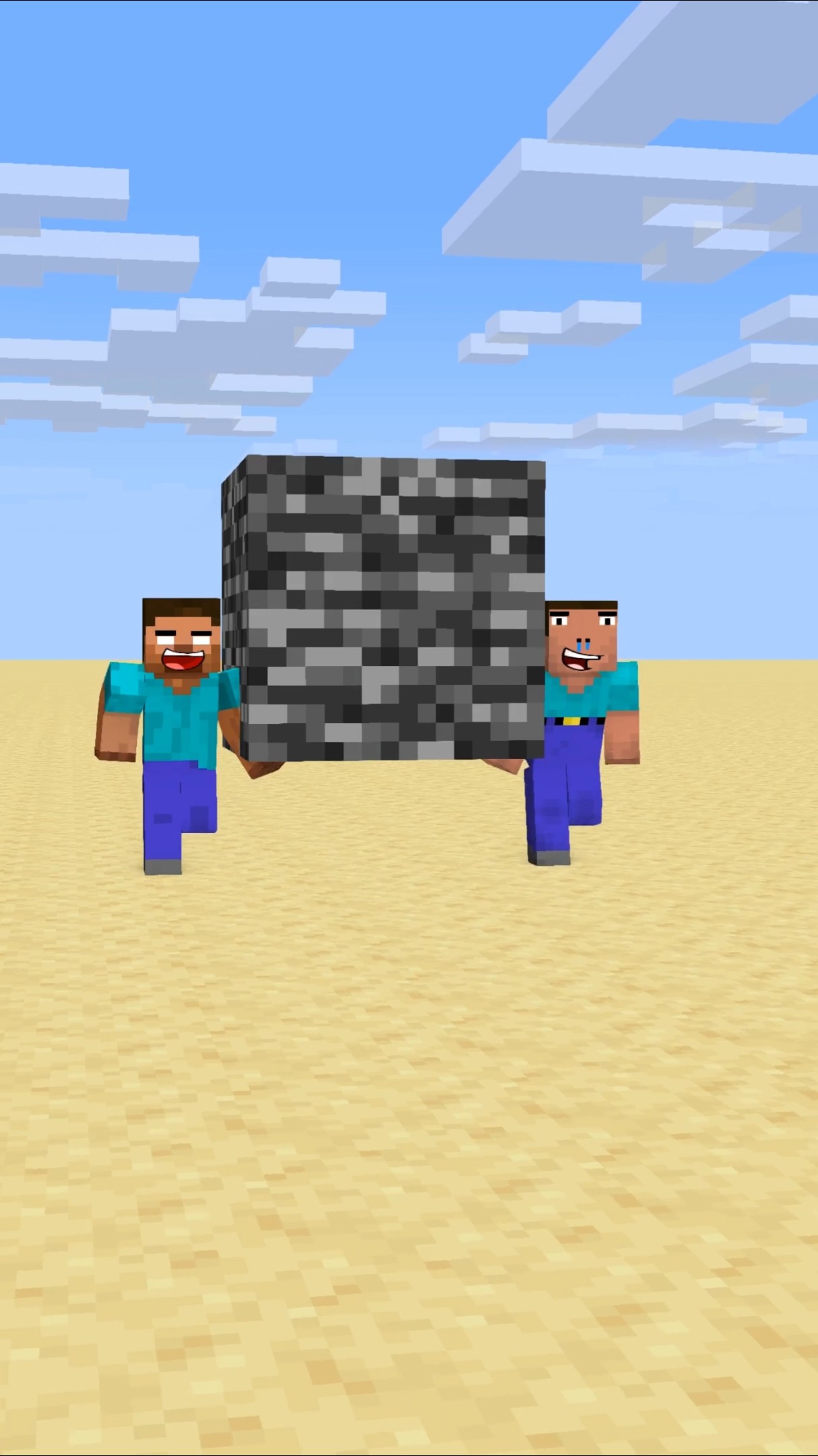 HELP Herobrine And His Friend To Power Up #friendship #shorts #trending #anime – YouTube