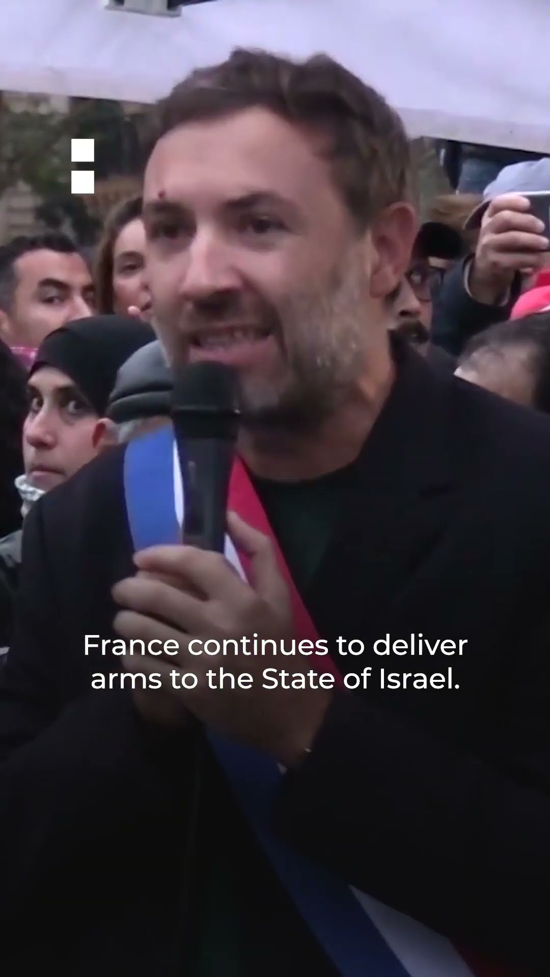 Protest in Paris against inaction on Gaza genocide | AJ #shorts – YouTube