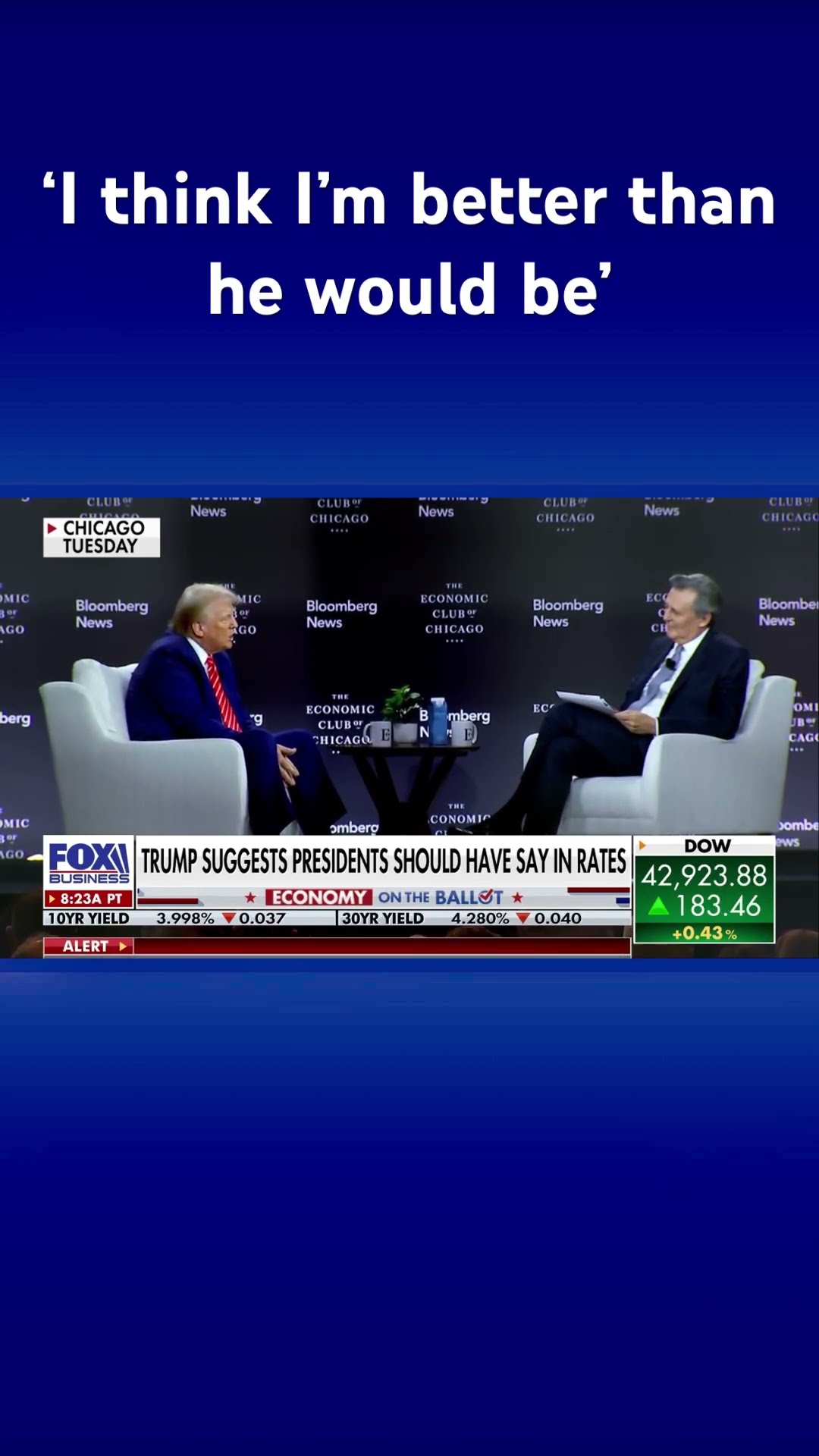 Trump suggests he would be a better Fed Chair than Powell #shorts – YouTube