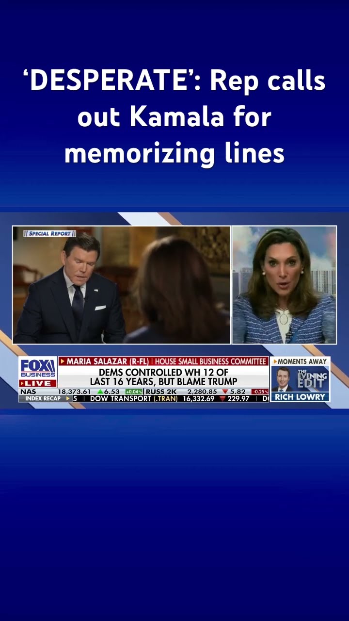 Kamala made a ‘serious mistake’ doing an interview with Bret Baier #shorts – YouTube