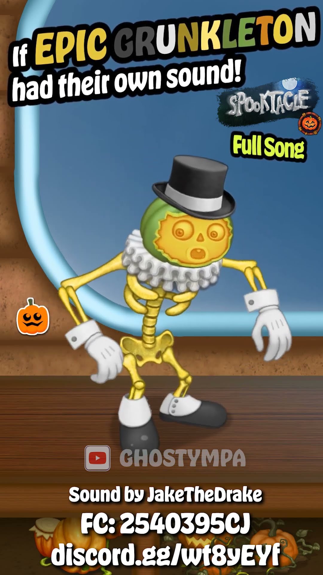 EPIC PUNKLETON- Seasonal Undercroft (Spooktacle Seasonal) [My Singing Monsters] #shorts – YouTube