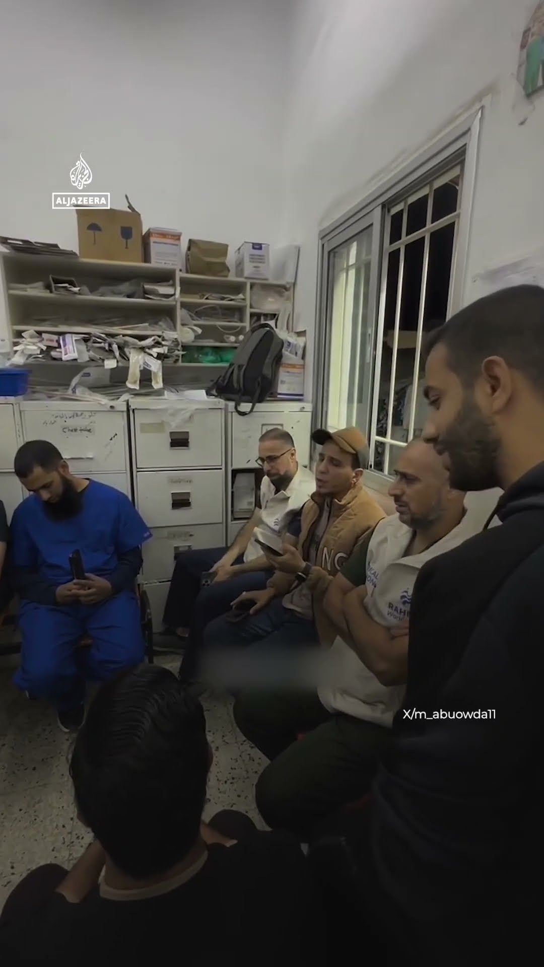‘We will live here’ sings medical team in Gaza | AJ #shorts – YouTube