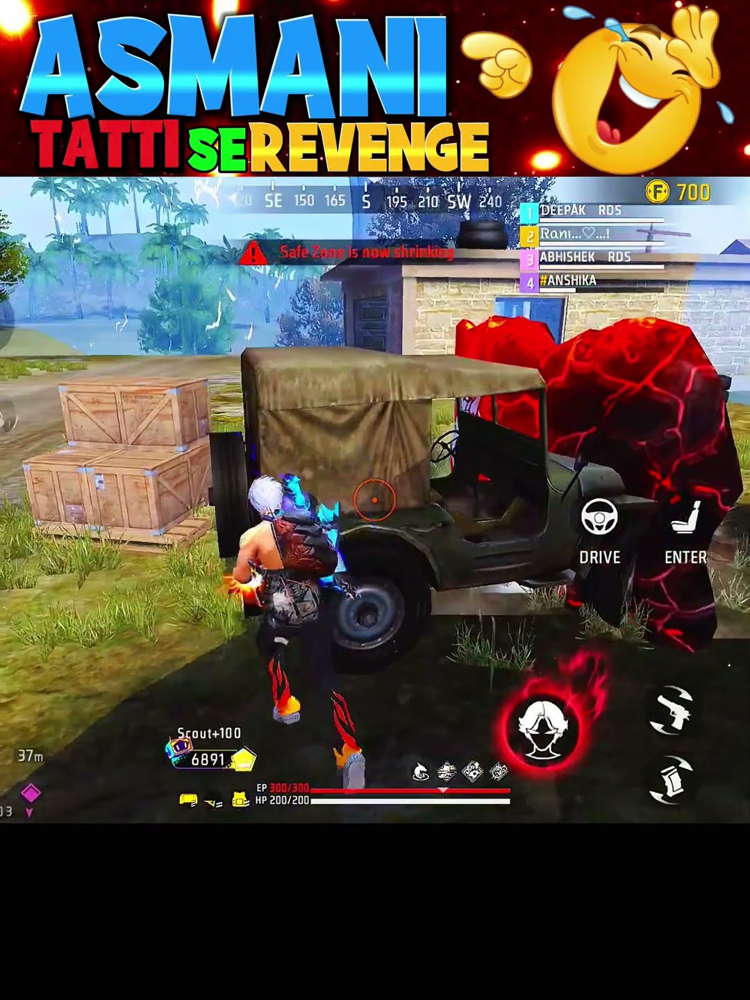 ASMANI tatti se revenge 😂 |free fire funny moments| #shorts #freefire #deepakrds #funny – YouTube