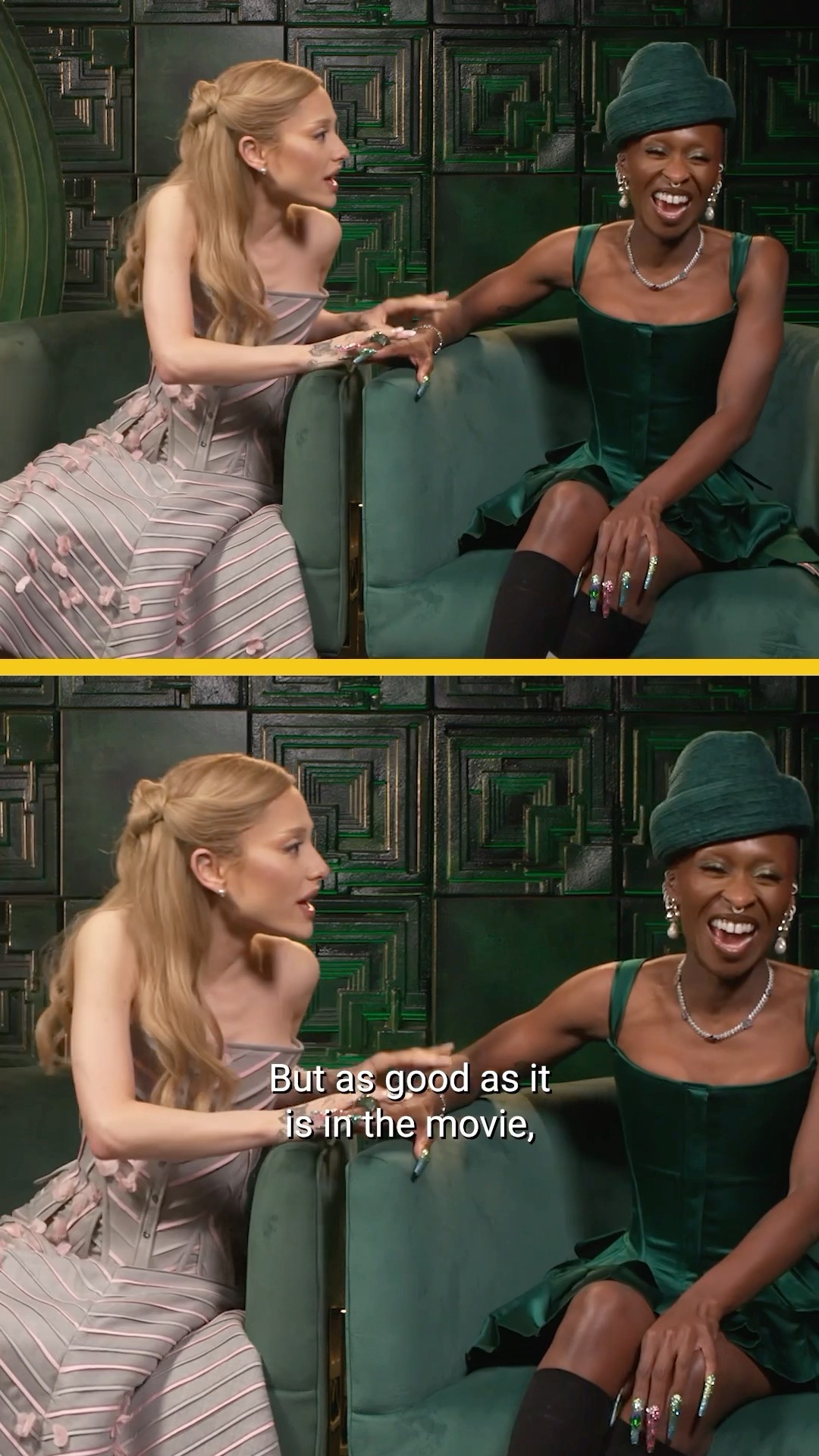 #ArianaGrande and #CynthiaErivo praise each other’s vocal talents. #Shorts – YouTube