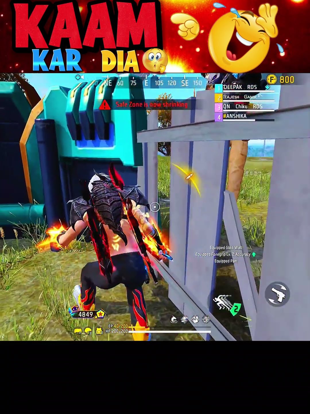 Kaam kar dia 🌚 |free fire funny moments| #shorts #freefire #deepakrds #freefirefunny #funny – YouTube