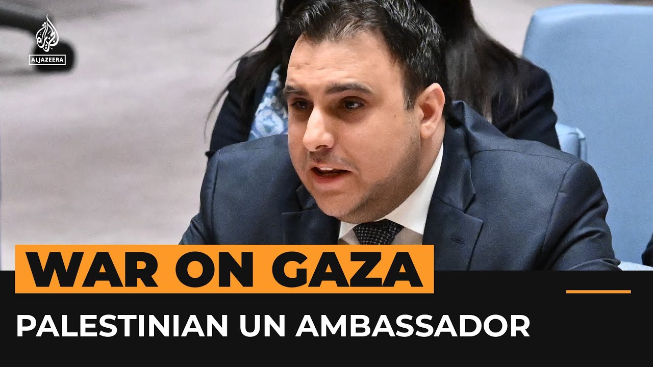 Palestinian UN ambassador calls out Security Council inaction | AJ #Shorts – YouTube