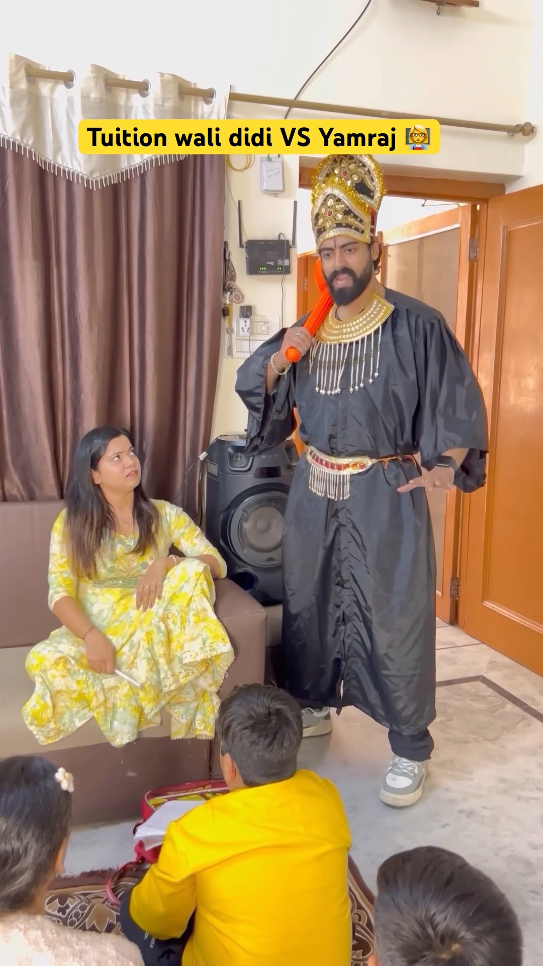 Tuition wali didi VS Yamraj 👩‍🏫🌝 #shorts #ytshorts #sejalgabashorts #tuition #teacherlife – YouTube