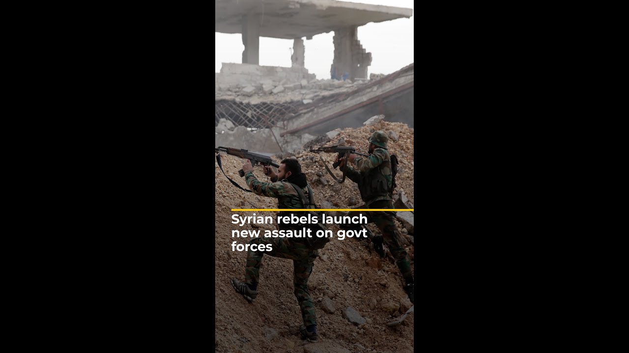 Syrian rebels claim advances in new assault on govt forces | AJ #shorts – YouTube