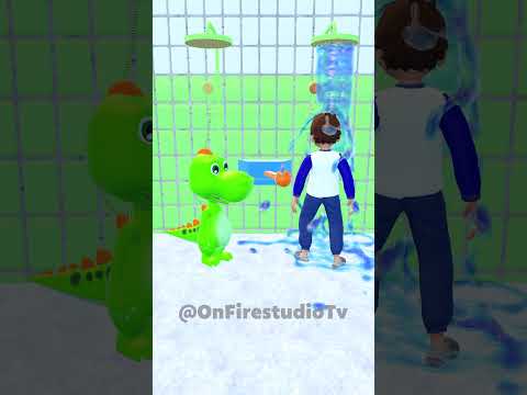 Happy Bath with Nomi and Rexi! 🚿🤣 #funny #shorts – YouTube