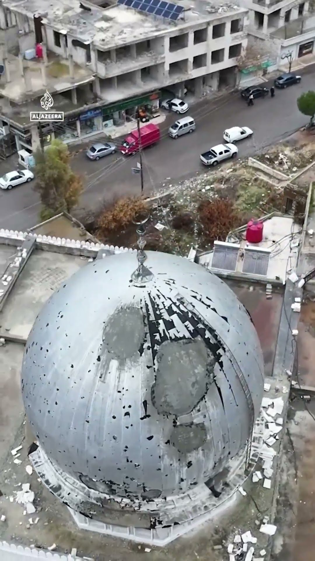 Drone footage shows destruction of Zabadani from Syria’s war | AJ #shorts – YouTube