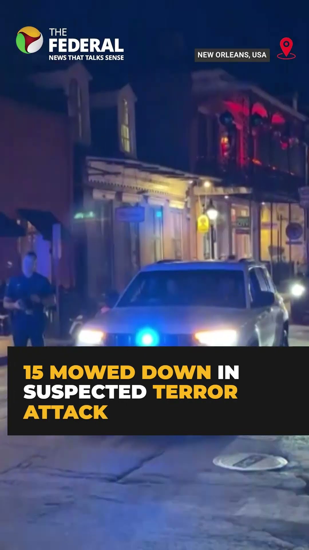 Terror strikes #NewOrleans: At least 15 killed in French Quarter rampage | #shorts – YouTube