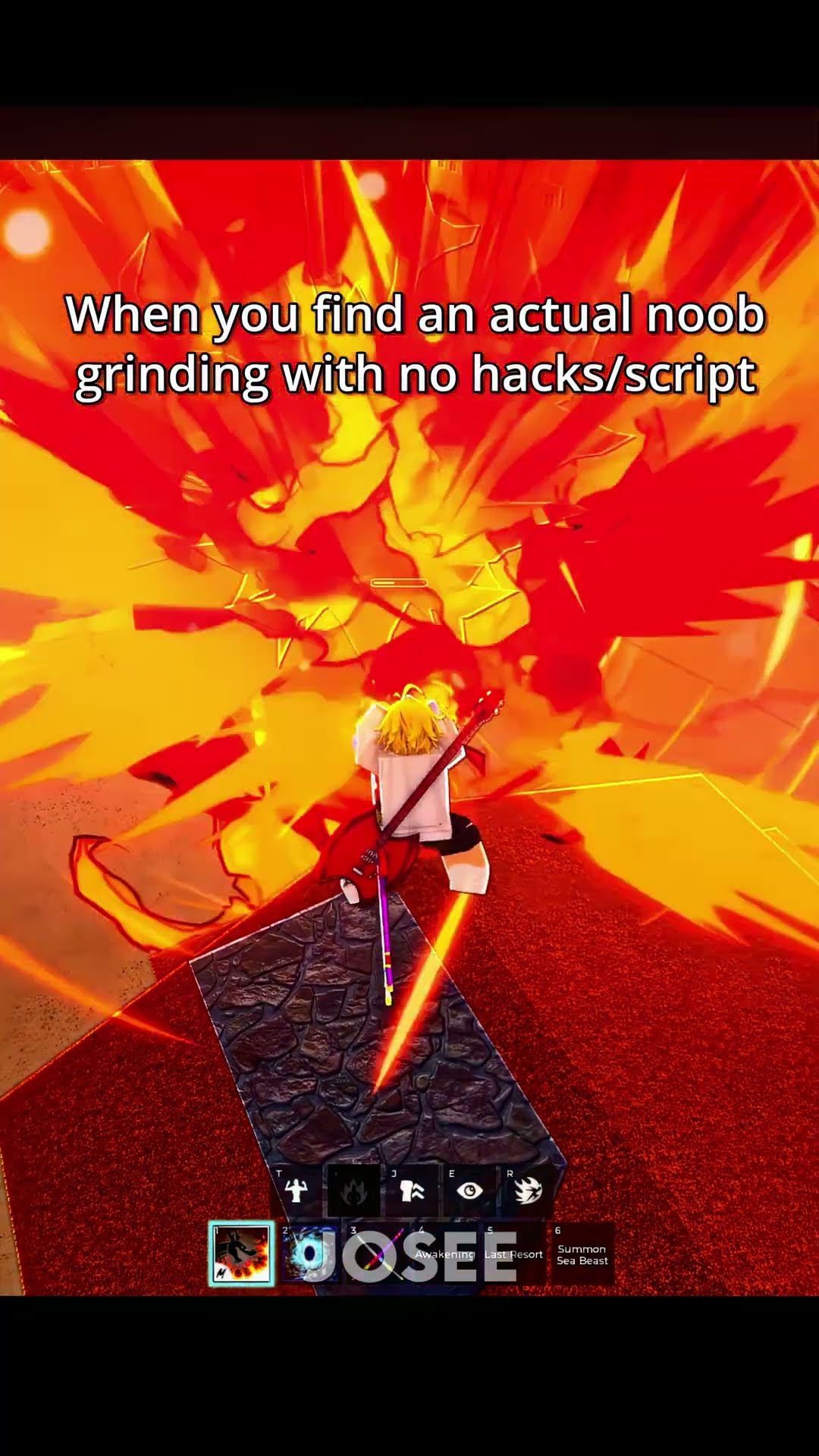 Finally a noob that doesn't grind with hacks.. #bloxfruits #shorts – YouTube