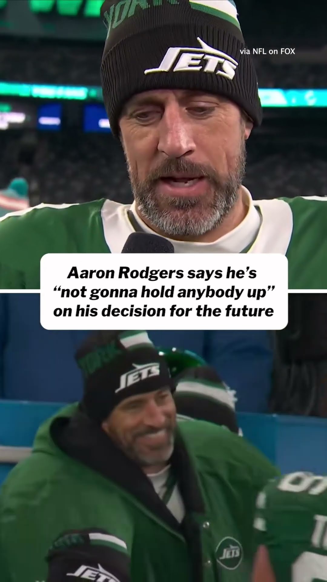 Aaron Rodgers says he will make a decision on his future  #shorts – YouTube