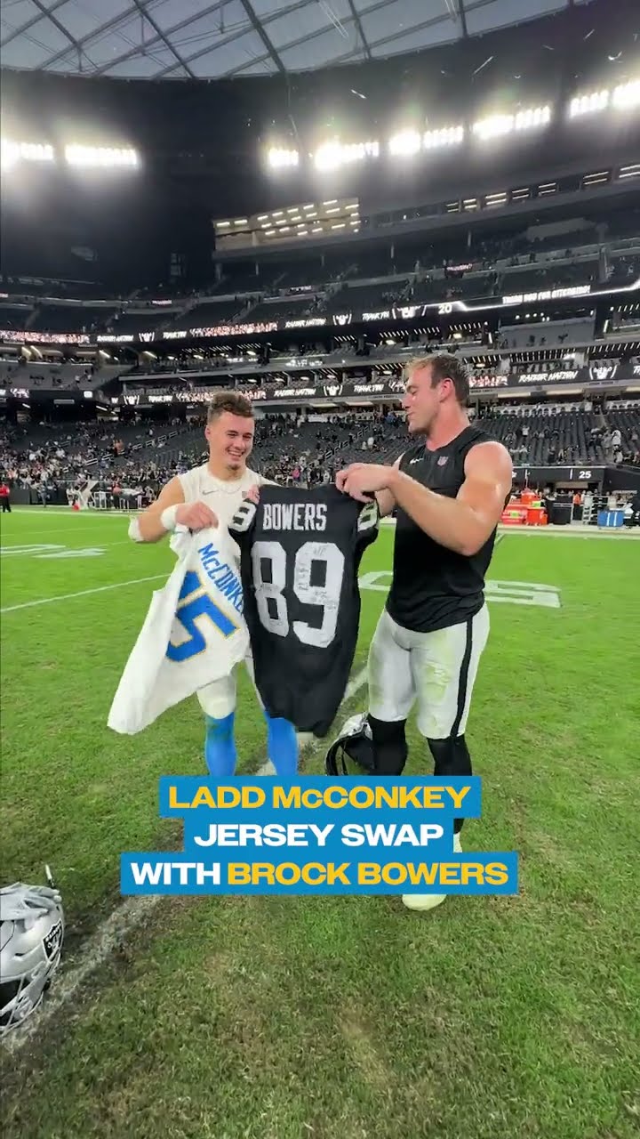 mcconkey and bowers rookie jersey swap 😂🤝 #shorts – YouTube