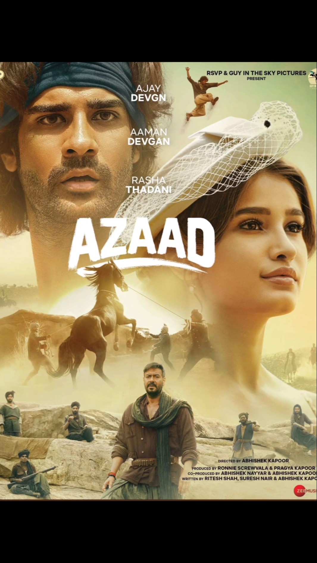 Azaad Official Trailer | Ajay Devgn, Aaman Devgan, Rasha Thadani #bollywood #shorts #viralvideo – YouTube