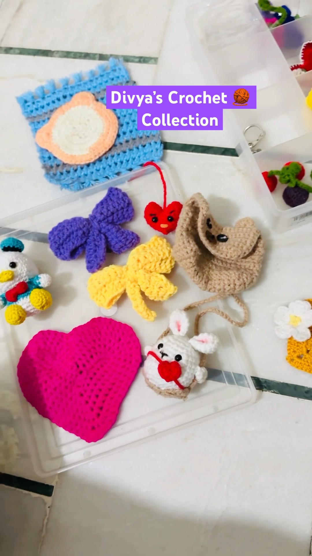 My Daughter’s crochet collection / Ghamu #shorts @DivyaGhamu / What can crochet thread be used for? – YouTube