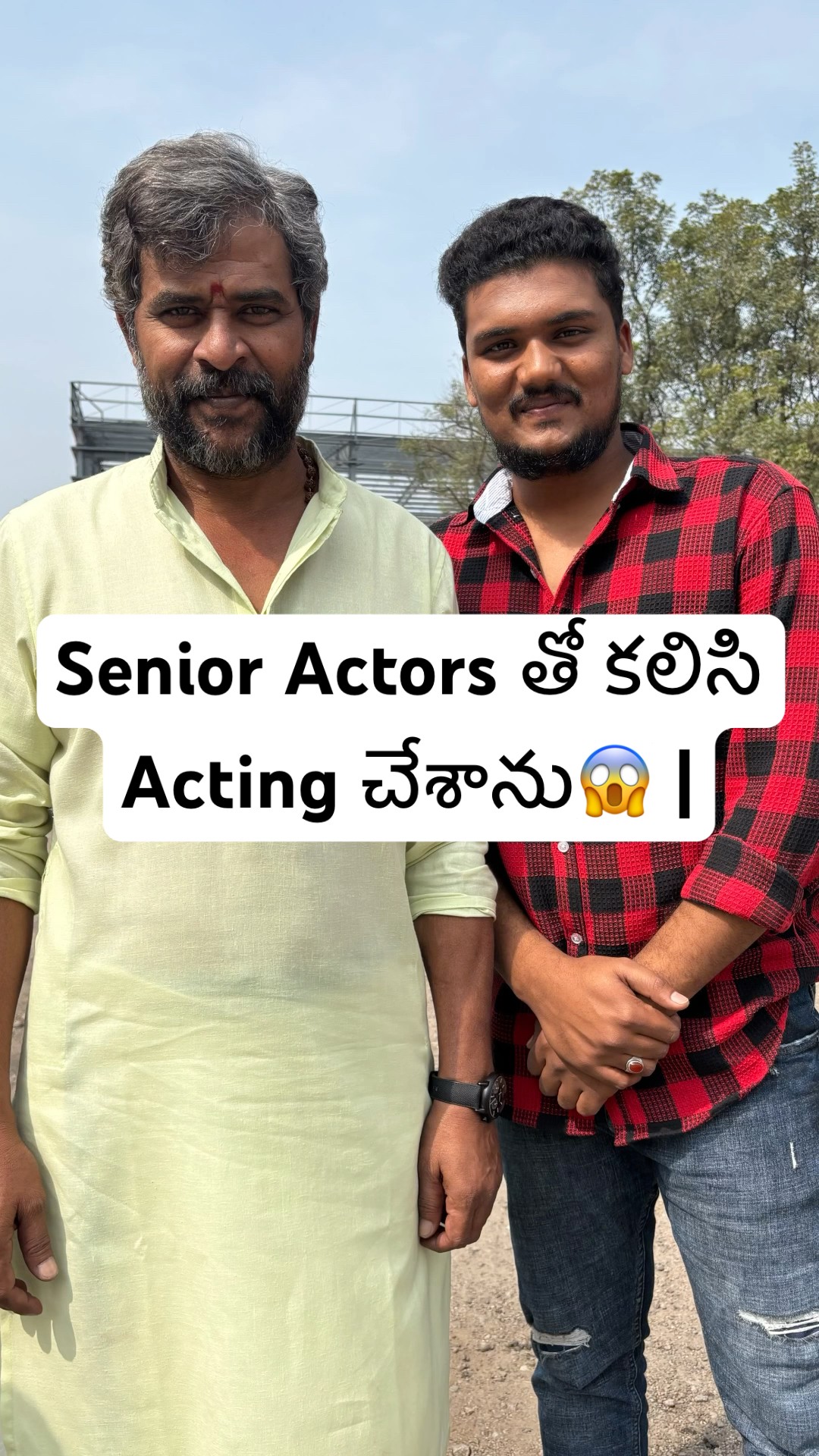 Senior Actors తో కలిసి Acting చేశాను😱 | #shorts #wife #husband #serial #celebrity #work #love – YouTube