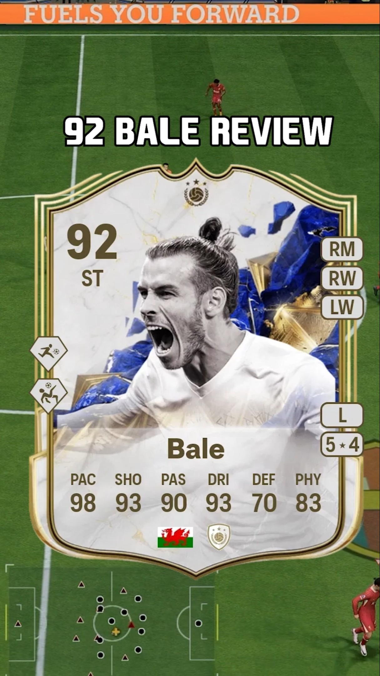 92 Bale Review in EA FC 25 #shorts #short #fc25 #eafc25 #garethbale #toty #teamoftheyear #fifa – YouTube