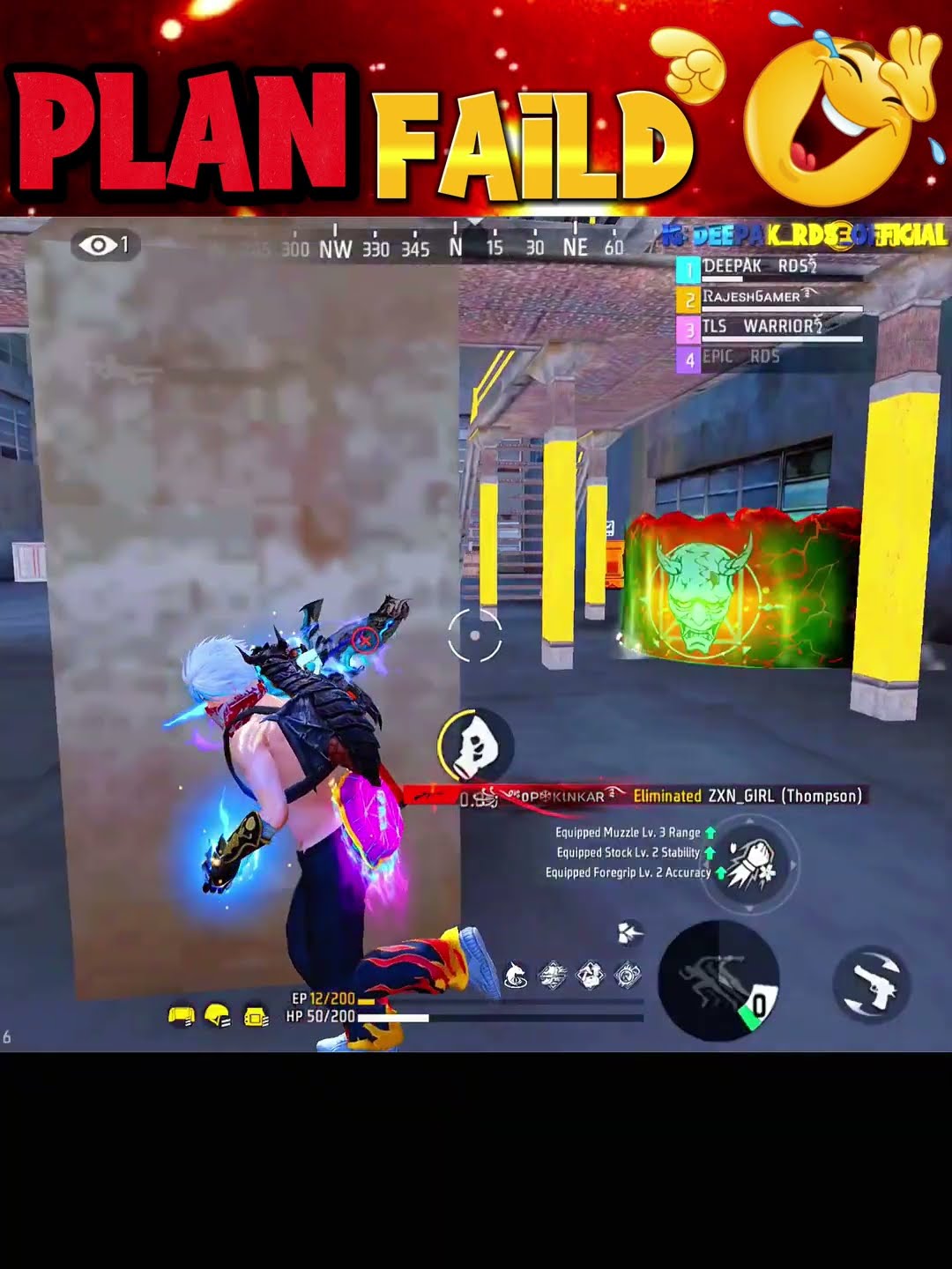 Plan failed 😂 | #shorts #freefire #deepakrds #freefirefunny #funny – YouTube