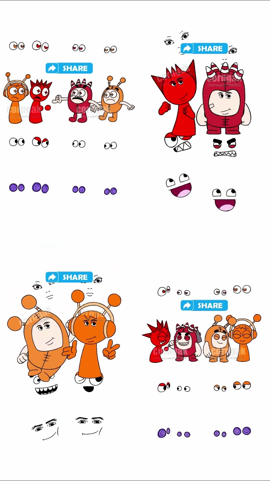 Sprunki x Oddbods Copycat COMPLETE EDITION (Incredibox Animation) #shorts – YouTube