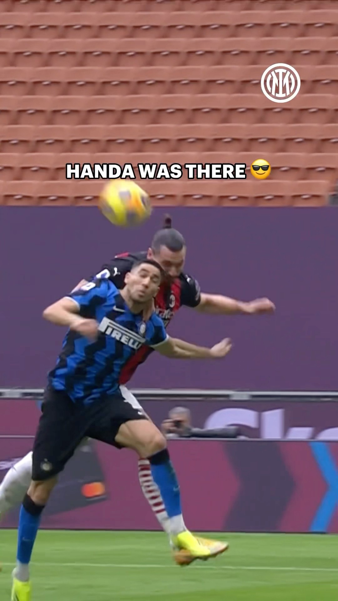 Sorry, Ibra, Handa was there 😎 #IMInter #Shorts – YouTube