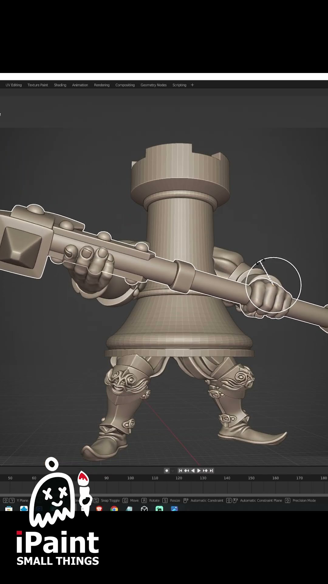 CHESSMEN | 3D Kitbash | Turnip28 & Mordheim | #shorts – YouTube
