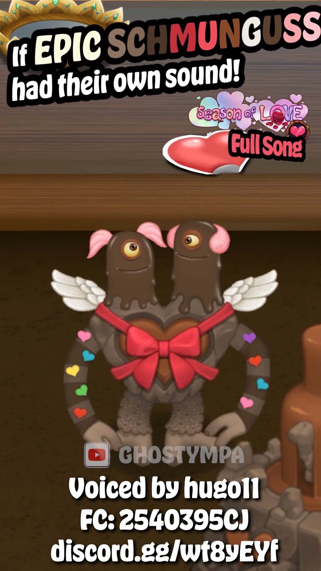 EPIC SCHMOOCHLE – Seasonal Undercroft (Season of Love Seasonal) [My Singing Monsters] #shorts – YouTube