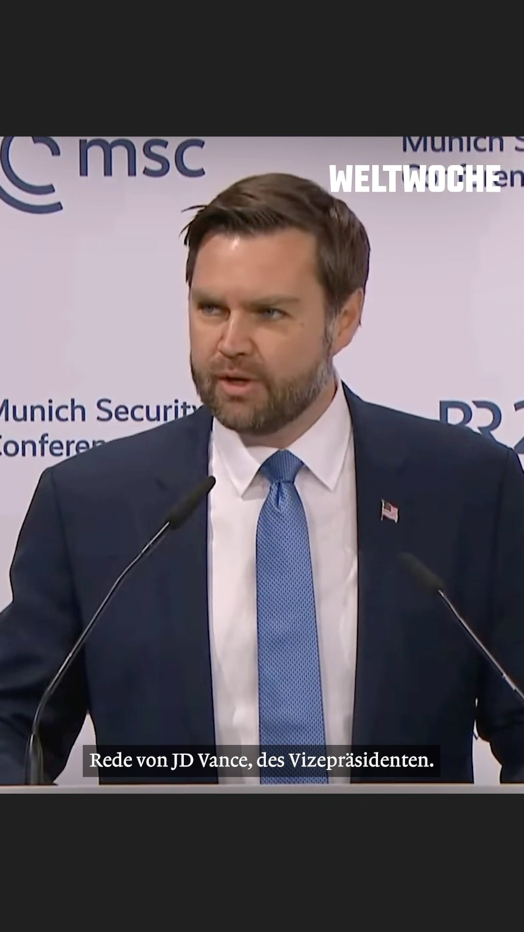 Rede von JD Vance: «Eingeschlagen wie eine Bombe» #shorts – YouTube
