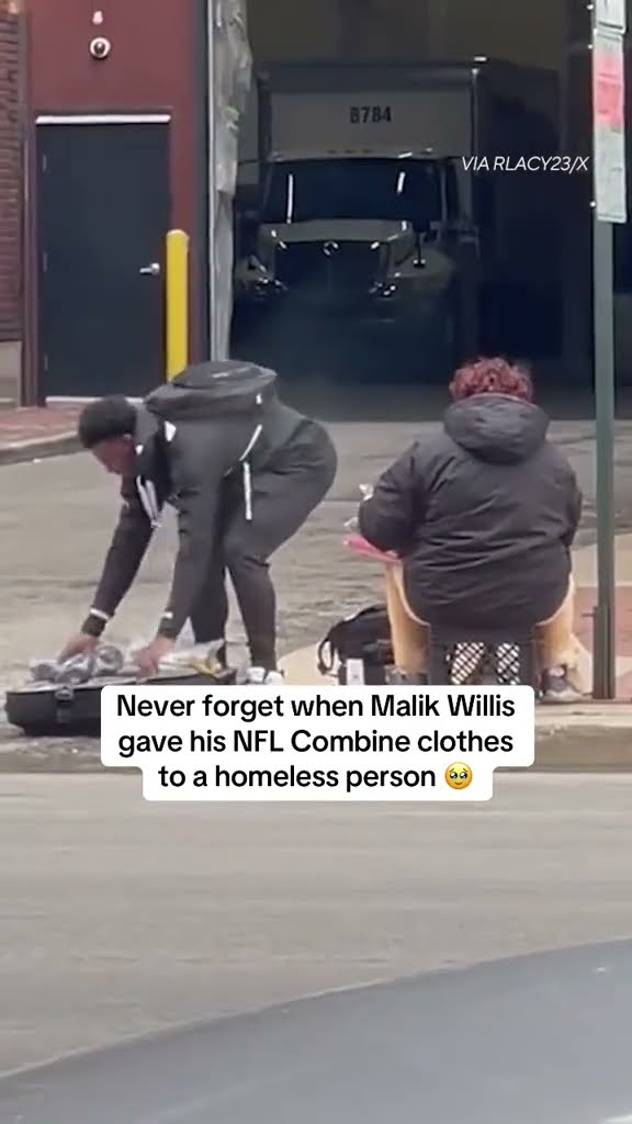 Incredible act of kindness by Malik Willis 👏 #shorts – YouTube